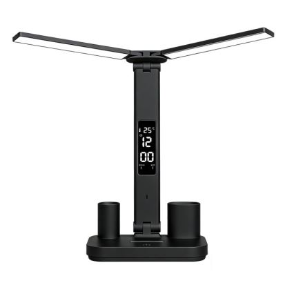 LED zatemnjiva polnilna namizna svetilka NOBLITE P LED/5W/5V 3000/4000/6000K 2200 mAh črna