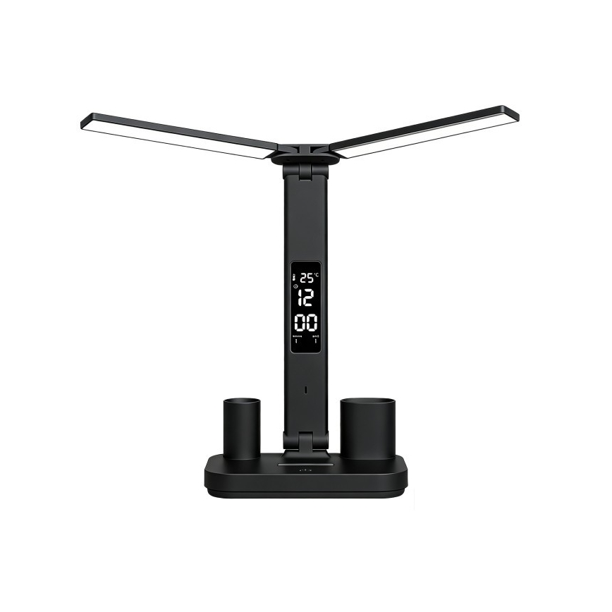 LED zatemnjiva polnilna namizna svetilka NOBLITE P LED/5W/5V 3000/4000/6000K 2200 mAh črna