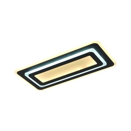 LED zatemnjiva stropna svetilka LED/85W/230V 3000-6500K črna + daljinski upravljalnik
