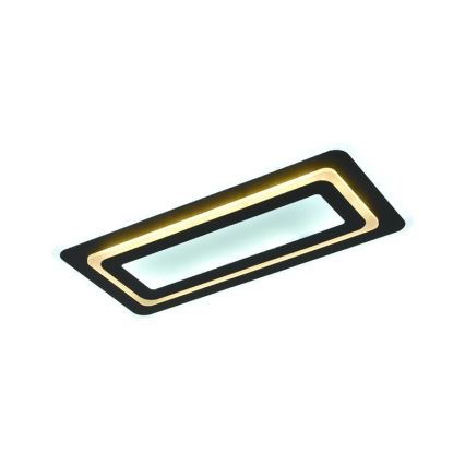LED zatemnjiva stropna svetilka LED/85W/230V 3000-6500K črna + daljinski upravljalnik