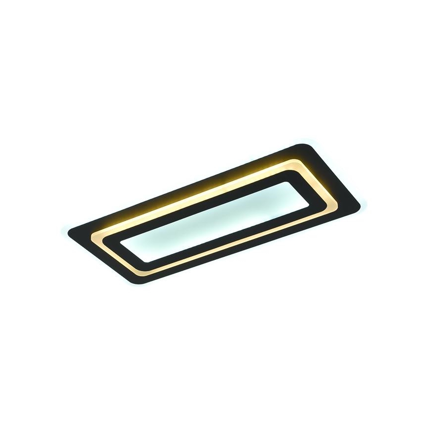 LED zatemnjiva stropna svetilka LED/85W/230V 3000-6500K črna + daljinski upravljalnik