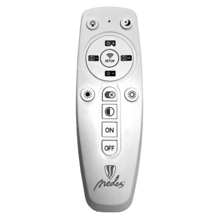 LED zatemnjiva stropna svetilka LED/85W/230V 3000-6500K črna + daljinski upravljalnik