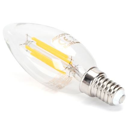 Zatemnljiva LED žarnica FILAMENT C35 E14/4W/230V 2700K - Aigostar