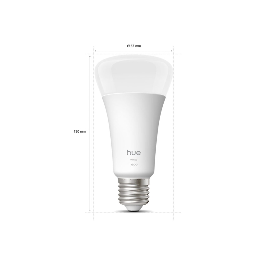Zatemnljiva LED žarnica Philips Hue WHITE E27/13,5W/230V 2700K