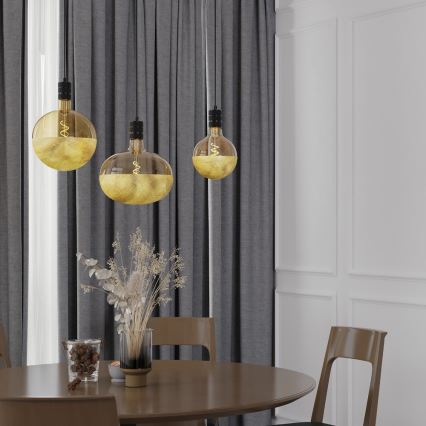 Zatemnljiva LED žarnica s kupolo FILAMENT E27/4W/230V 1800K zlata CRI 90