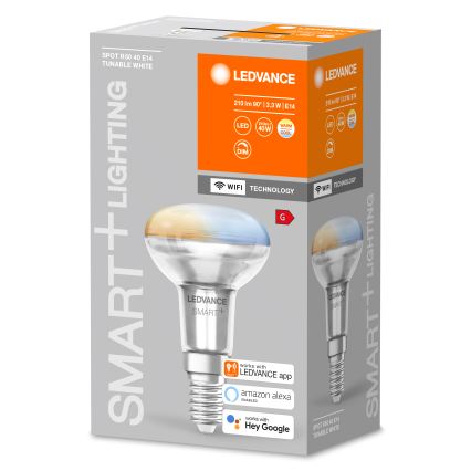 LED zatemljiva reflektorna žarnica SMART+ R50 E14/3,3W/230V 2700-6500K Wi-Fi - Ledvance