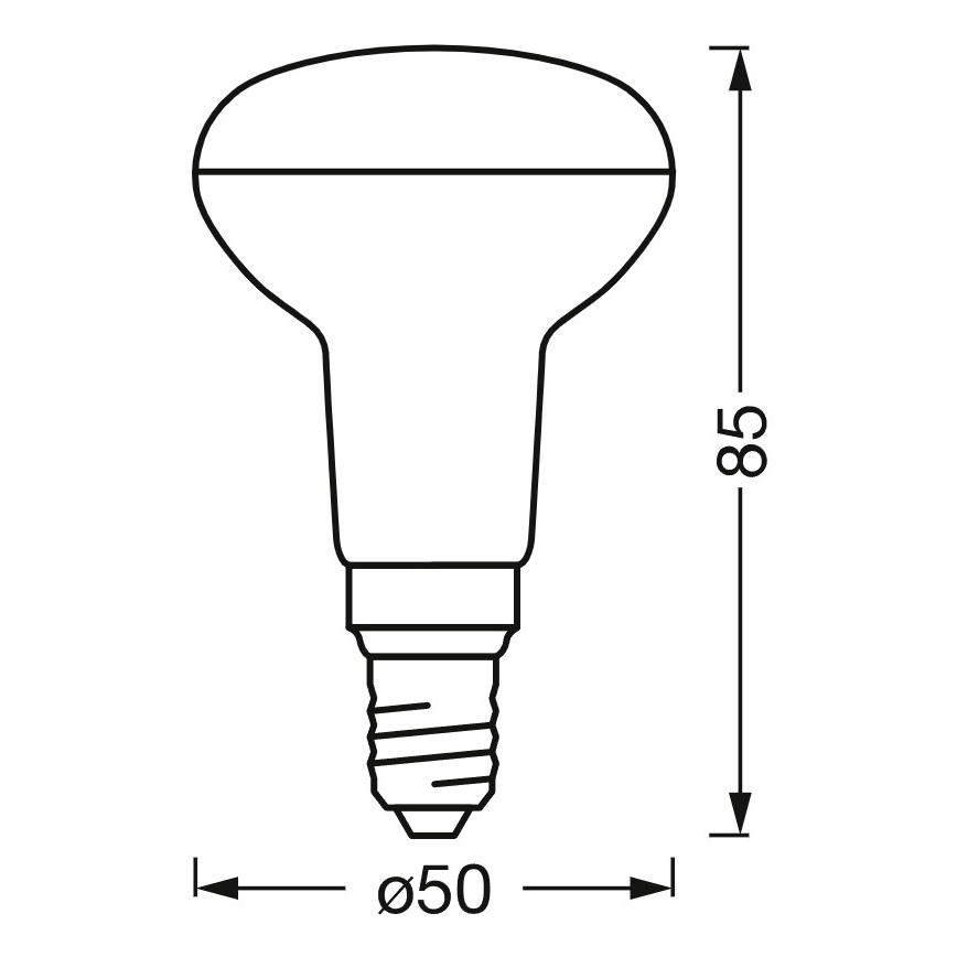 LED zatemljiva reflektorna žarnica SMART+ R50 E14/3,3W/230V 2700-6500K Wi-Fi - Ledvance