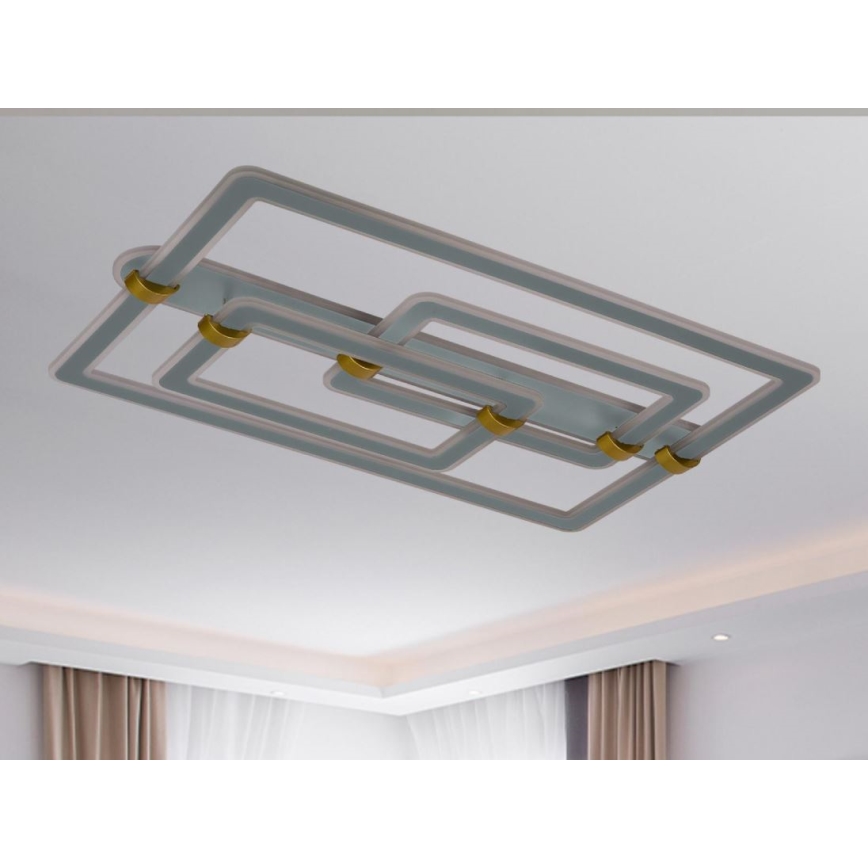 Zatemnljivo LED stropno svetilo LED/280W/230V 3000-6500K + daljinski upravljalnik
