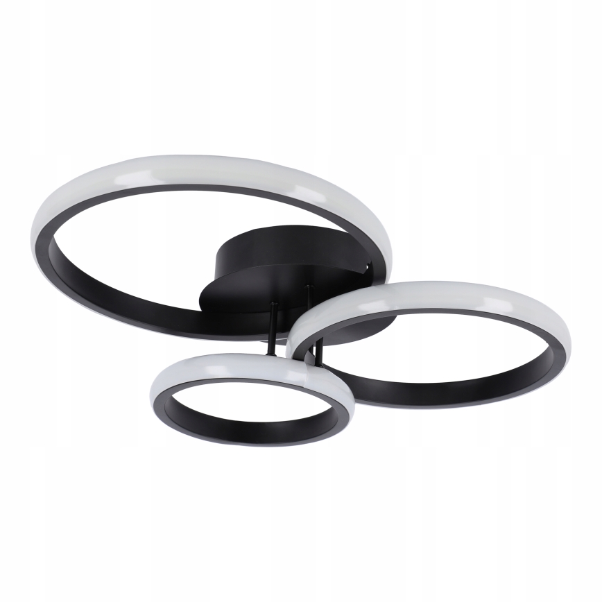 LED zatemnjevalna stropna svetilka LED/70W/230V 3000-6500K črna + daljinski upravljalnik