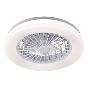 Zatemnljivo LED stropno svetilo z ventilatorjem VENTELUX LED/24W/230V 3000/4000/6500K Ø 45 cm, belo + z daljinskim upravljalnikom