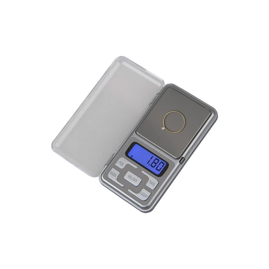 Žepna tehtnica 550 g 2xAAA siva