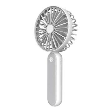 Žepni ventilator 1200 mm/3,7V USB siva/bela