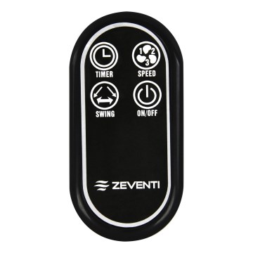 ZEVENTI - Daljinski upravljalnik za ventilatorje FREEZE črna
