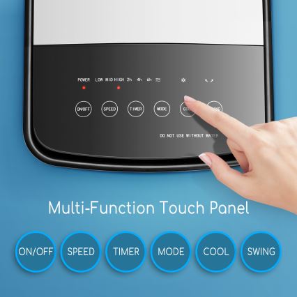 ZEVENTI - Hladilnik zraka ARCTIC 60W/230V črna/bela