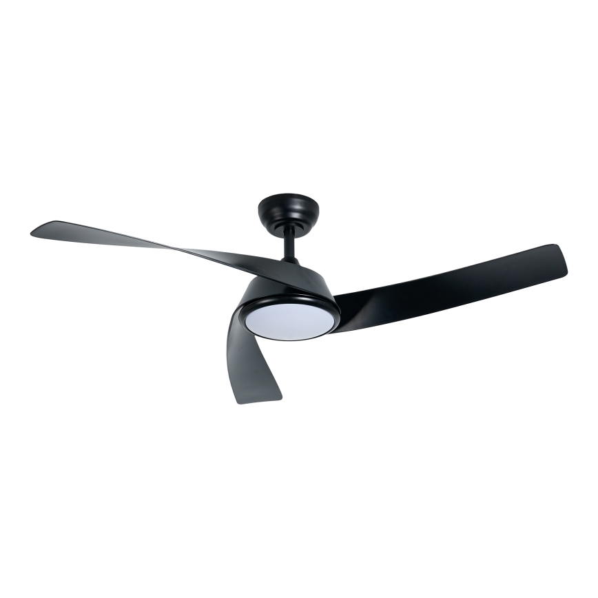 ZEVENTI - LED stropni ventilator AERYS z zatemnitvijo LED/24W/230V 3000/4000/6000K Wi-Fi Tuya črna + daljinski upravljalnik