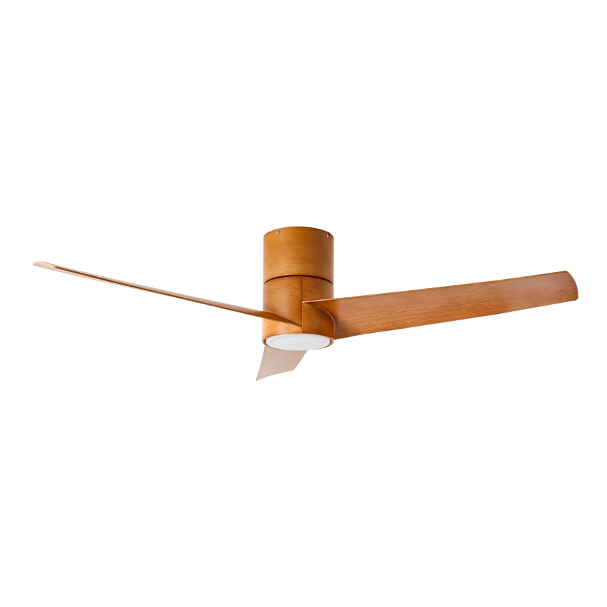ZEVENTI - LED Zatemnitveni stropni ventilator BARROSA LED/18W/230V 3000-6000K Wi-Fi Tuya rjava + Daljinski upravljalnik