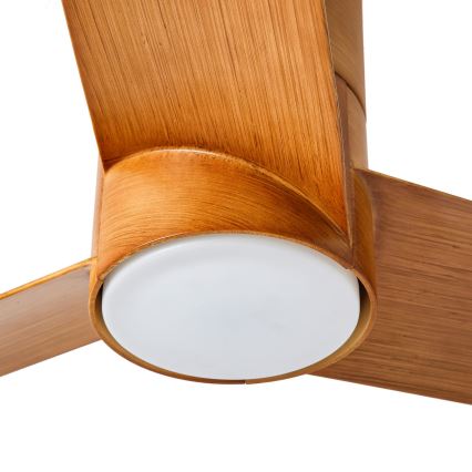 ZEVENTI - LED Zatemnitveni stropni ventilator BARROSA LED/18W/230V 3000-6000K Wi-Fi Tuya rjava + Daljinski upravljalnik
