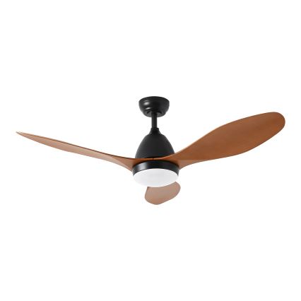 ZEVENTI - LED Zatemnitveni stropni ventilator MURO LED/18W/230V 3000-6000K Wi-Fi Tuya črna + Daljinski upravljalnik