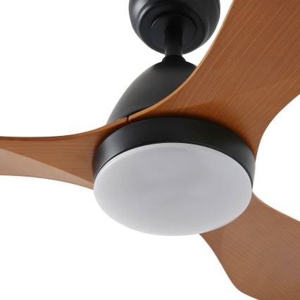 ZEVENTI - LED Zatemnitveni stropni ventilator MURO LED/18W/230V 3000-6000K Wi-Fi Tuya črna + Daljinski upravljalnik