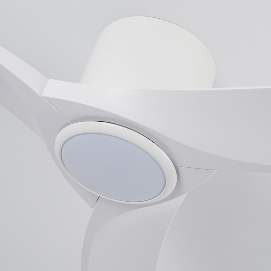ZEVENTI - LED zatemljiv stropni ventilator ORBITO LED/24W/230V 3000/4000/6000K Wi-Fi Tuya bela + daljinski upravljalnik