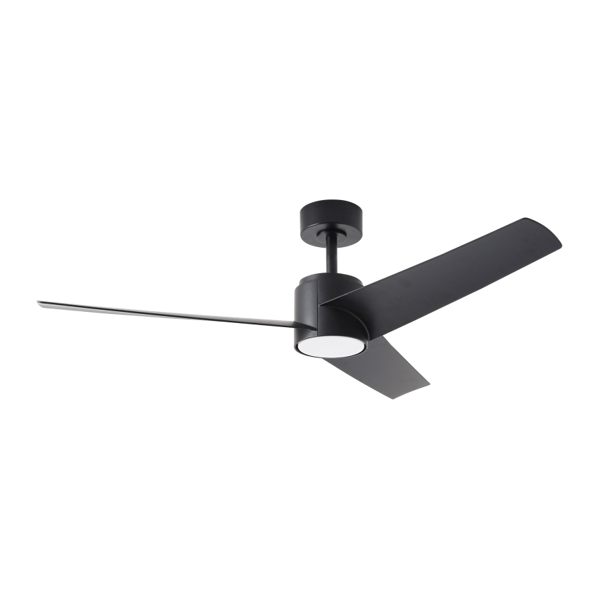ZEVENTI - LED Zatemnitveni stropni ventilator ORVIETO LED/18W/230V 3000-6000K Wi-Fi Tuya črna + Daljinski upravljalnik