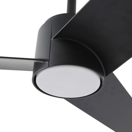 ZEVENTI - LED Zatemnitveni stropni ventilator ORVIETO LED/18W/230V 3000-6000K Wi-Fi Tuya črna + Daljinski upravljalnik