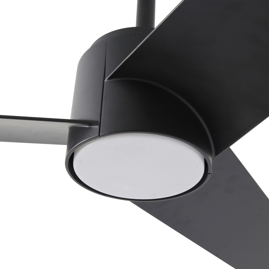ZEVENTI - LED Zatemnitveni stropni ventilator ORVIETO LED/18W/230V 3000-6000K Wi-Fi Tuya črna + Daljinski upravljalnik