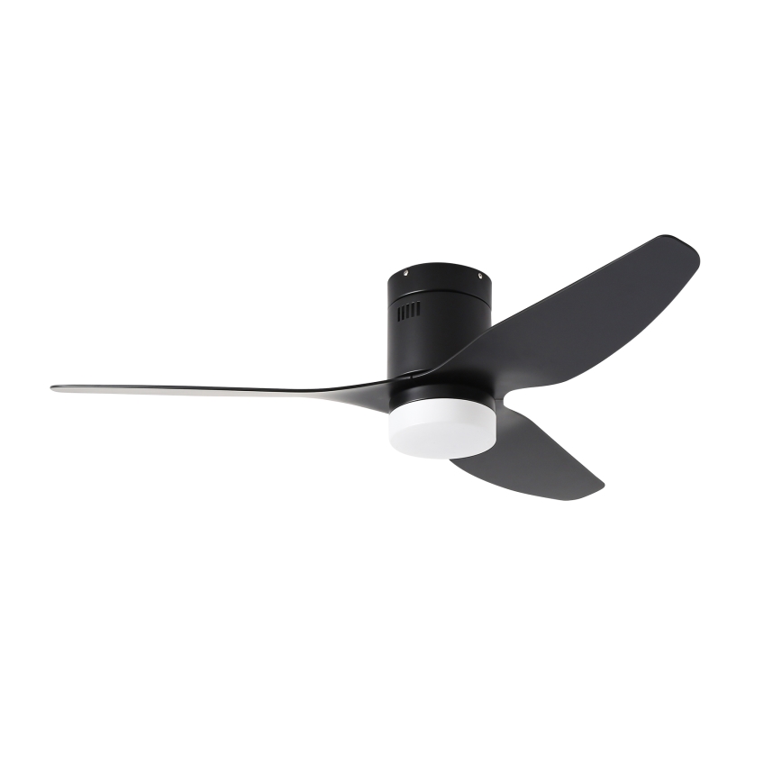 ZEVENTI - LED Zatemnitveni stropni ventilator PADUA LED/18W/230V 3000-6000K Wi-Fi Tuya črna + Daljinski upravljalnik