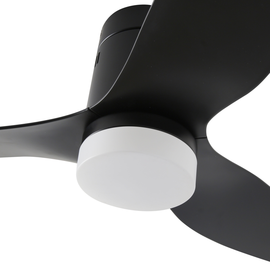 ZEVENTI - LED Zatemnitveni stropni ventilator PADUA LED/18W/230V 3000-6000K Wi-Fi Tuya črna + Daljinski upravljalnik