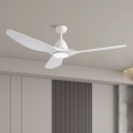 ZEVENTI - LED Stropni ventilator URBINO LED/20W/230V 3000-6000K Wi-Fi Tuya bela + Daljinski upravljalnik