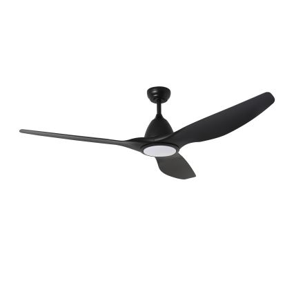 ZEVENTI - LED Zatemnitveni stropni ventilator URBINO LED/20W/230V 3000-6000K Wi-Fi Tuya črna + Daljinski upravljalnik