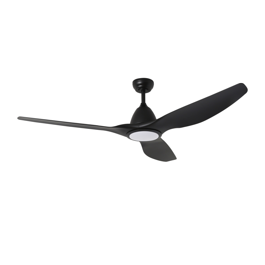 ZEVENTI - LED Zatemnitveni stropni ventilator URBINO LED/20W/230V 3000-6000K Wi-Fi Tuya črna + Daljinski upravljalnik