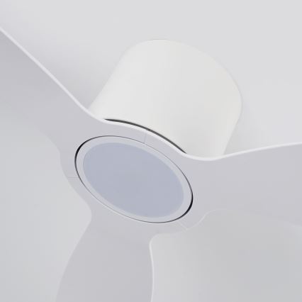 ZEVENTI - Zatemljiv LED stropni ventilator VENTORA LED/24W/230V 3000/4000/6000K Wi-Fi Tuya bela + daljinski upravljalnik