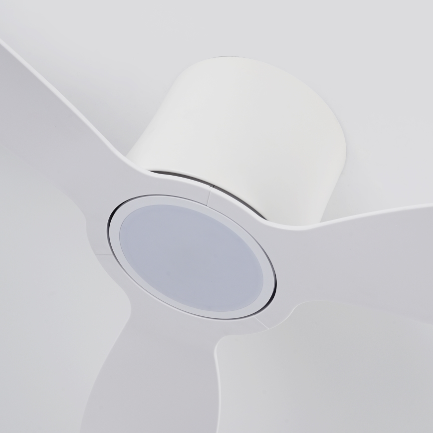 ZEVENTI - Zatemljiv LED stropni ventilator VENTORA LED/24W/230V 3000/4000/6000K Wi-Fi Tuya bela + daljinski upravljalnik