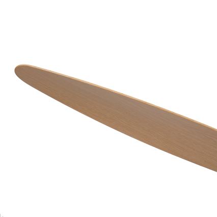 ZEVENTI - LED stropni ventilator z zatemnitvijo VENTORA LED/24W/230V 3000/4000/6000K Wi-Fi Tuya bela/hrast + daljinski upravljalnik