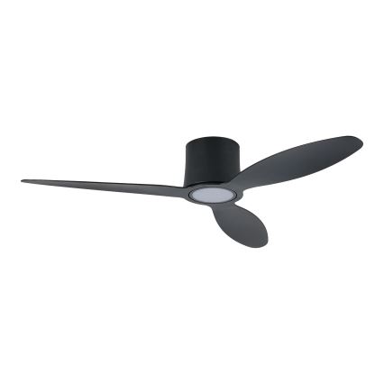 ZEVENTI - LED zatemnjevalni stropni ventilator VENTORA LED/24W/230V 3000/4000/6000K Wi-Fi Tuya črna + daljinski upravljalnik
