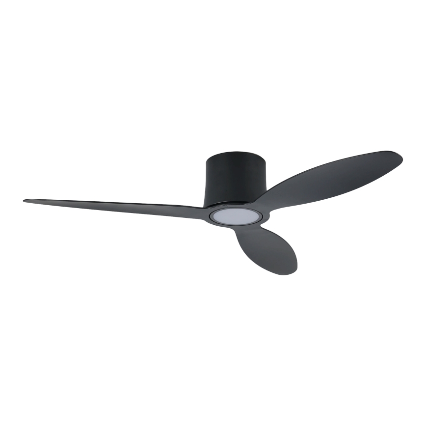 ZEVENTI - LED zatemnjevalni stropni ventilator VENTORA LED/24W/230V 3000/4000/6000K Wi-Fi Tuya črna + daljinski upravljalnik