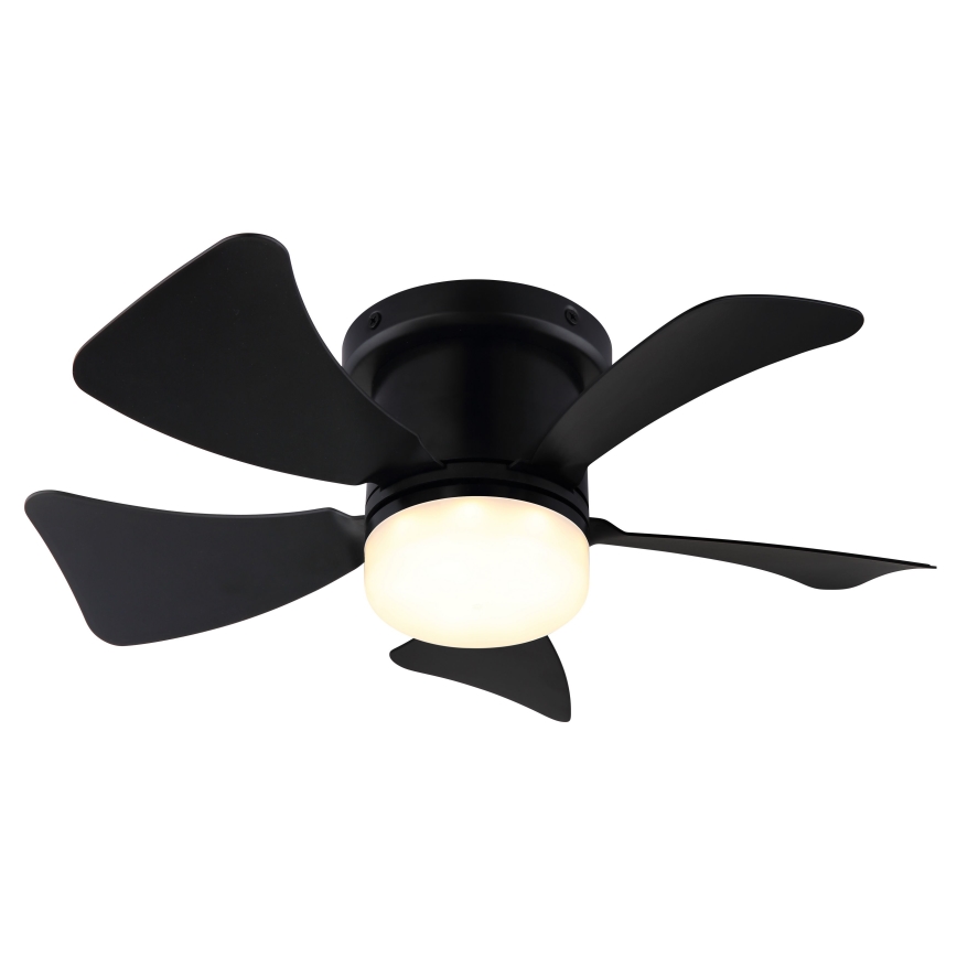 ZEVENTI - LED Zatemnitveni stropni ventilator MUNDAKA LED/10W/230V 3000-6500K črna + Daljinski upravljalnik