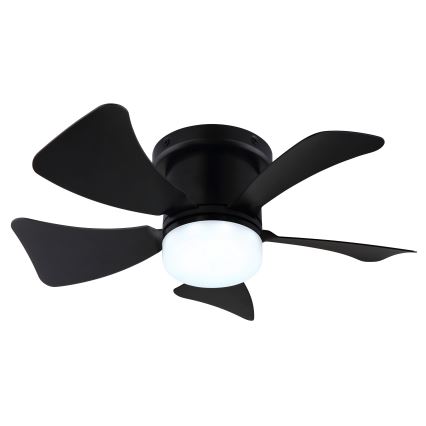 ZEVENTI - LED Zatemnitveni stropni ventilator MUNDAKA LED/10W/230V 3000-6500K črna + Daljinski upravljalnik