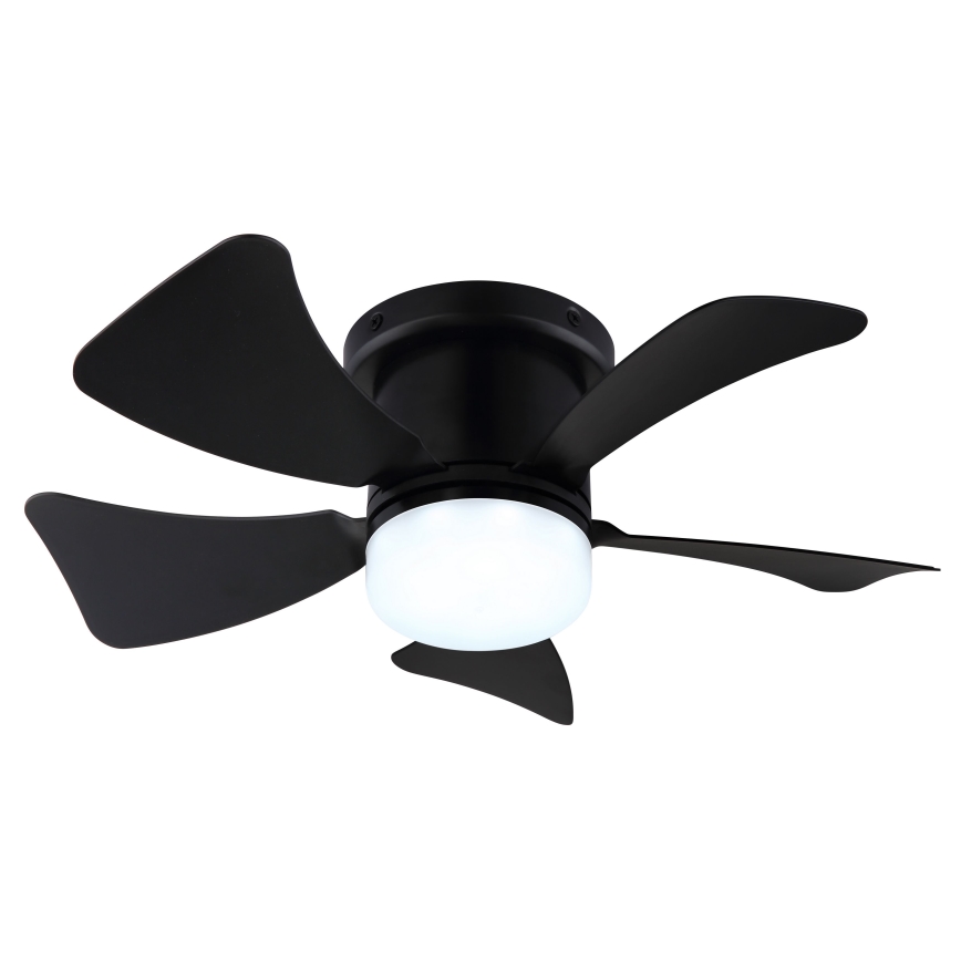 ZEVENTI - LED Zatemnitveni stropni ventilator MUNDAKA LED/10W/230V 3000-6500K črna + Daljinski upravljalnik