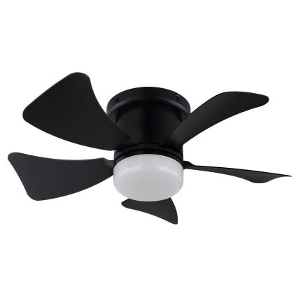 ZEVENTI - LED Zatemnitveni stropni ventilator MUNDAKA LED/10W/230V 3000-6500K črna + Daljinski upravljalnik