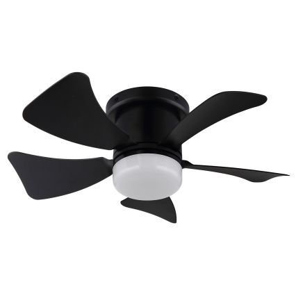 ZEVENTI - LED Zatemnitveni stropni ventilator MUNDAKA LED/10W/230V 3000-6500K črna + Daljinski upravljalnik