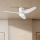 ZEVENTI - LED Zatemnitveni stropni ventilator PADUA LED/18W/230V 3000-6000K Wi-Fi Tuya bela + Daljinski upravljalnik
