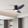 ZEVENTI - LED Zatemnitveni stropni ventilator PADUA LED/18W/230V 3000-6000K Wi-Fi Tuya črna + Daljinski upravljalnik