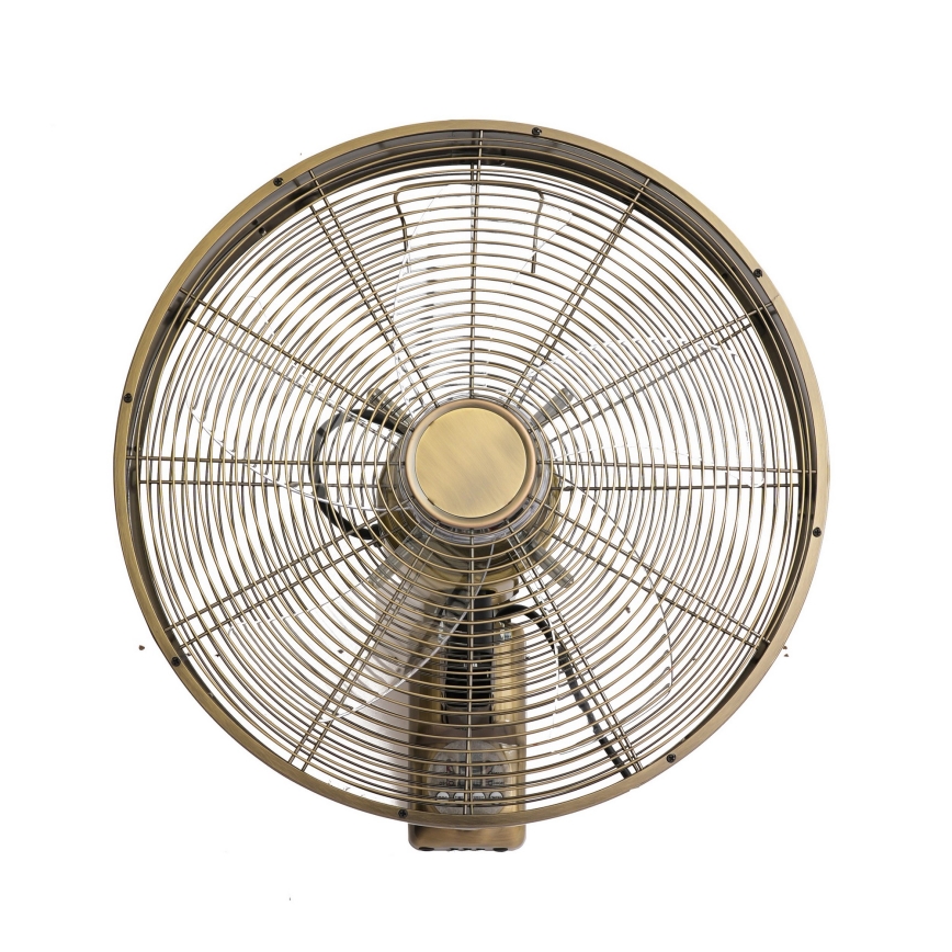 ZEVENTI - Stenski ventilator FANNY 50W/230V bronast + daljinski upravljalnik