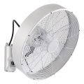 ZEVENTI - Stenski ventilator FANNY 50W/230V mat krom + daljinski upravljalnik