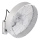 ZEVENTI - Stenski ventilator FANNY 50W/230V mat krom + daljinski upravljalnik