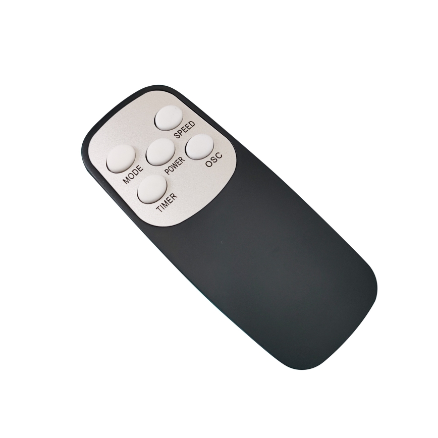 ZEVENTI - Stenski ventilator FANNY 50W/230V premer 45 cm matni krom + daljinski upravljalnik