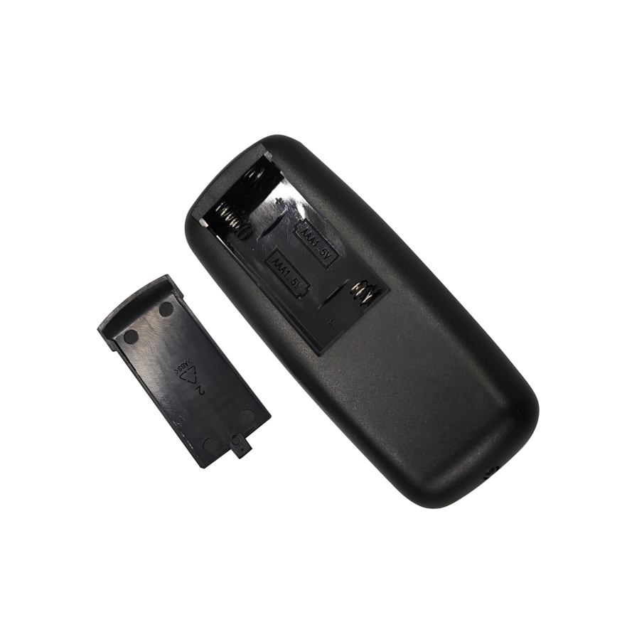 ZEVENTI - Stenski ventilator FANNY 50 W/230 V, premer 45 cm, črne barve + daljinski upravljalnik