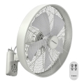 ZEVENTI - Stenski ventilator FREEZE 50W/230V pr. 40 cm bela + Daljinski upravljalnik